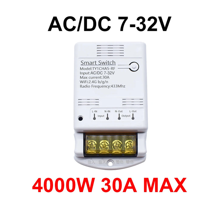Interruptor Inteligente Wi-Fi 20A~30A - ALLFLA Home & Decor