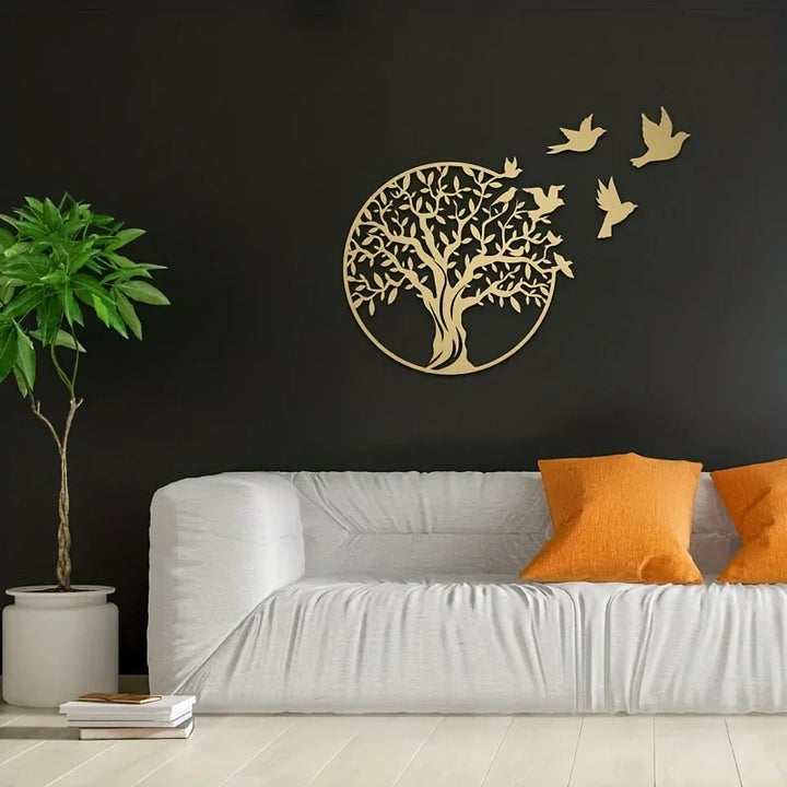 Árvore da Vida Metálico - ALLFLA Home & Decor